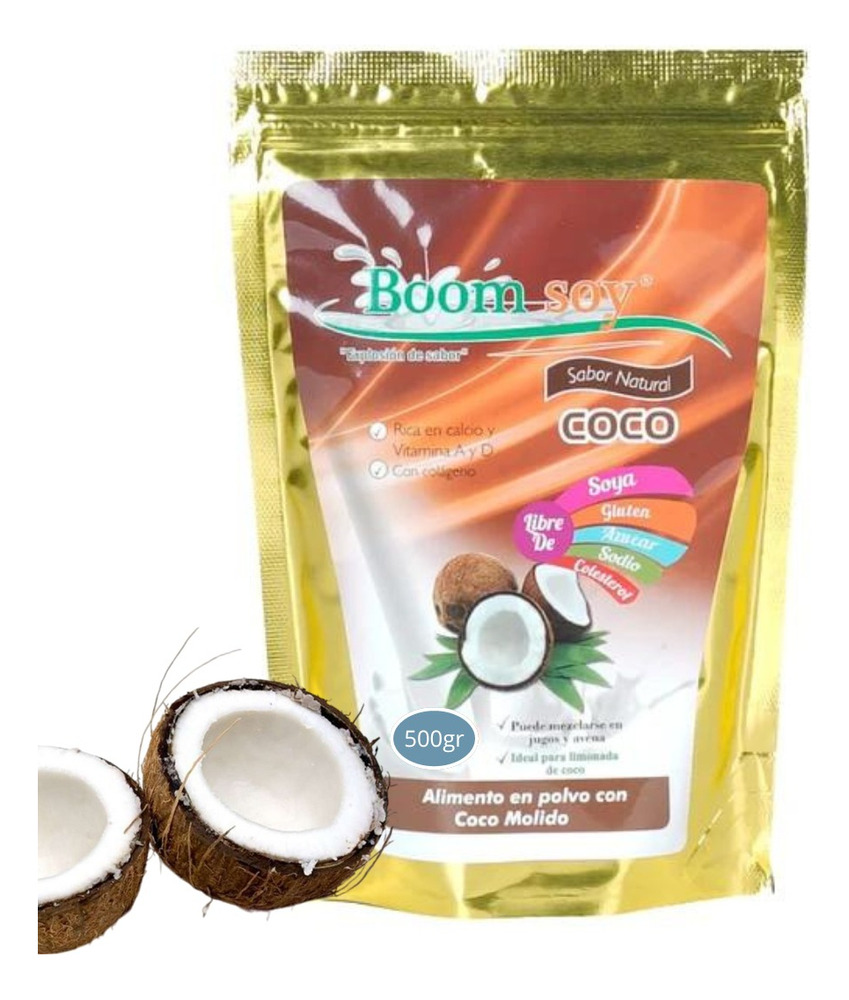 Leche Vegetal De Coco En Polvo Boomsoy 500gr
