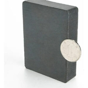 10 Imanes Ceramicos Ferrita Rectangular 50mm X 32mm X 8mm