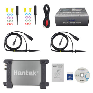 Osciloscopio Digital Hantek 6022be 20mhz Gris 2 Canales Usb