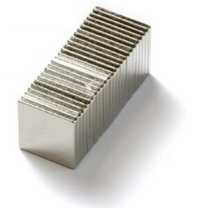 30 Imanes Neodimio N45 Rectangular Potente 10mm X 10mm X 1mm