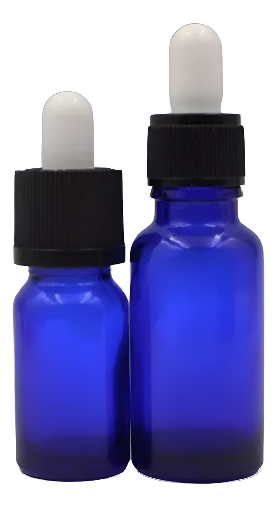 10 Frascos Gotero Vidrio Azul Pipeta 10ml - Imagen 6