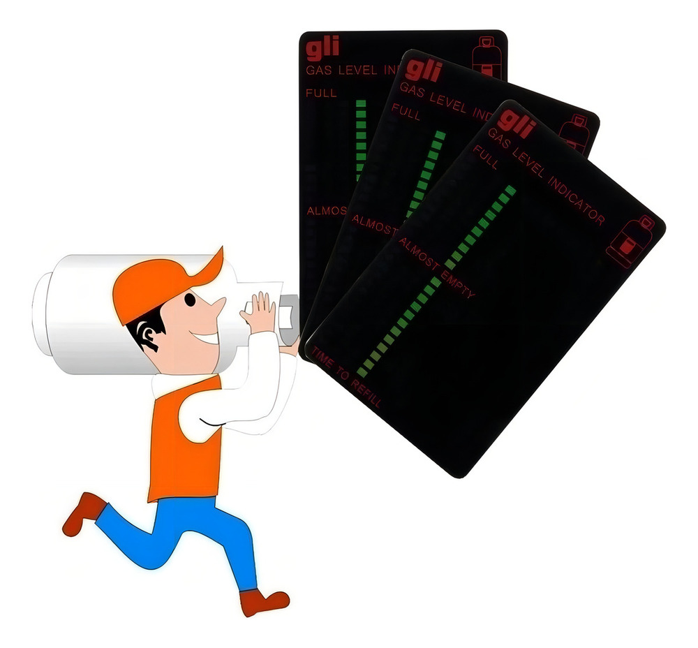 Medidor Magnético Nivel Gas Propano Butano Easybuy 10cm Pipeta - Imagen 4
