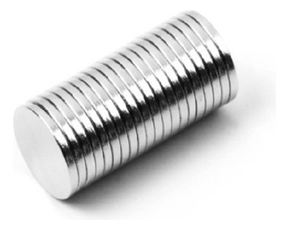 Treinta Y Cuatro Imanes N52 Neodimio Cilindro 10mm X 1mm - Imagen 3