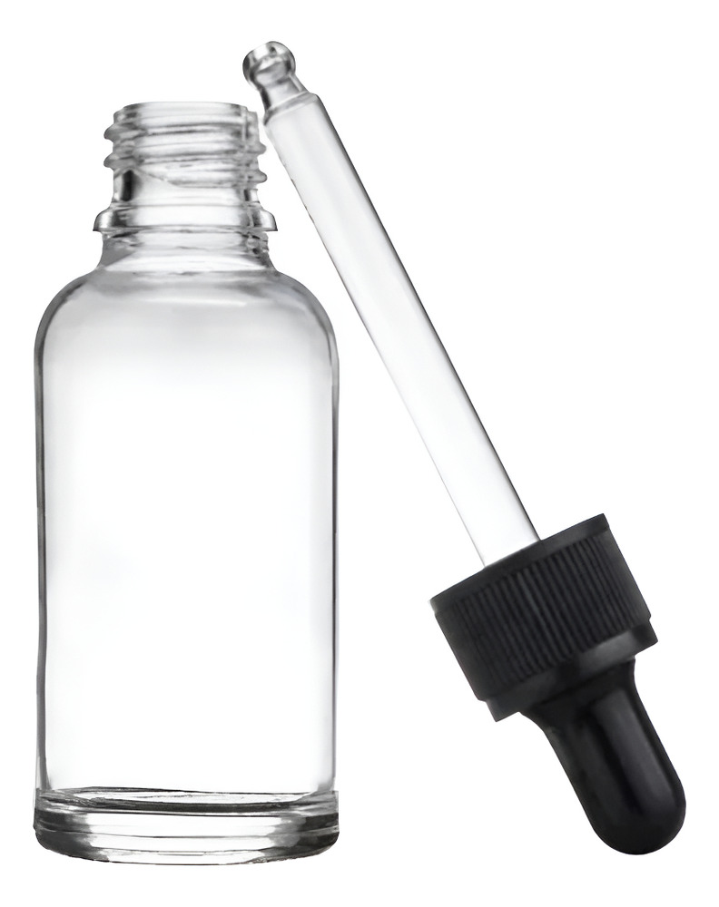 10 Frascos Gotero Vidrio Transparente Pipeta 50ml - Imagen 4