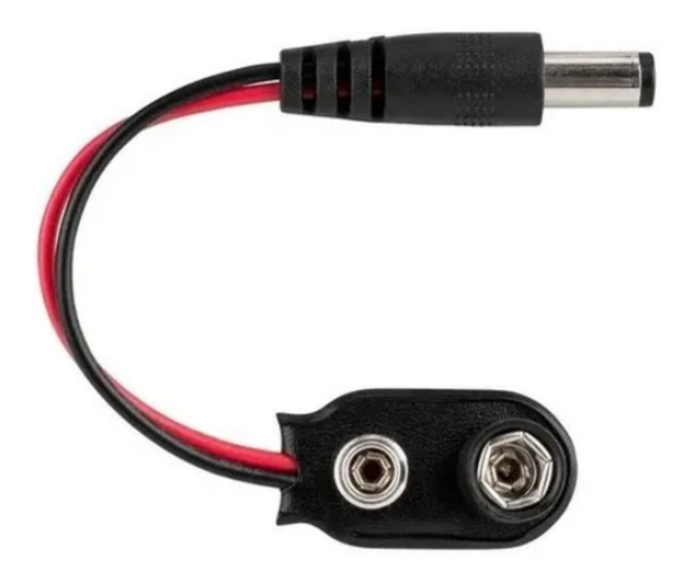 Cable Conector Pilas 9v- Con Plug Para Arduino