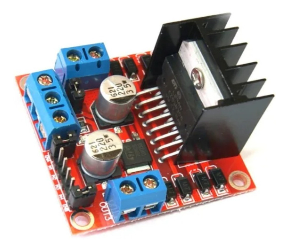 Módulo L298 Puente H Para 2 Motores Dc 1 Paso A Paso Arduino - Imagen 3