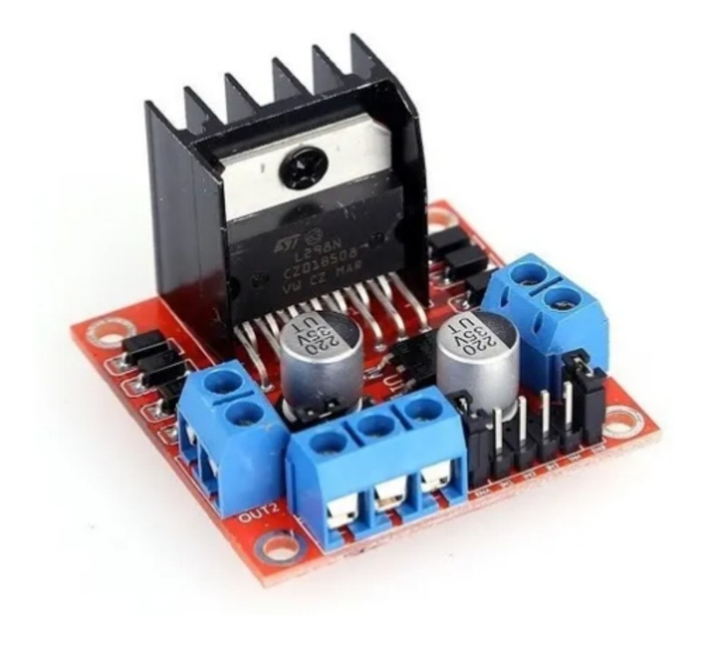 Módulo L298 Puente H Para 2 Motores Dc 1 Paso A Paso Arduino