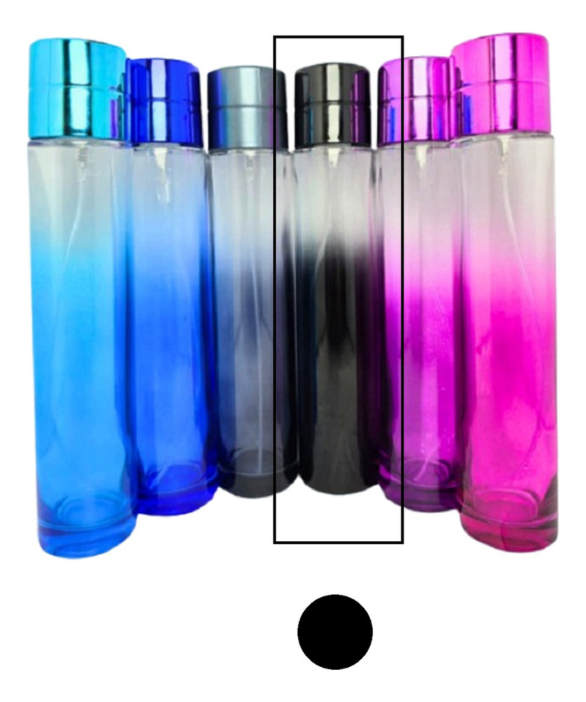 48 Envases Perfume Cilindro Lujo Color X 100 Ml - Imagen 5
