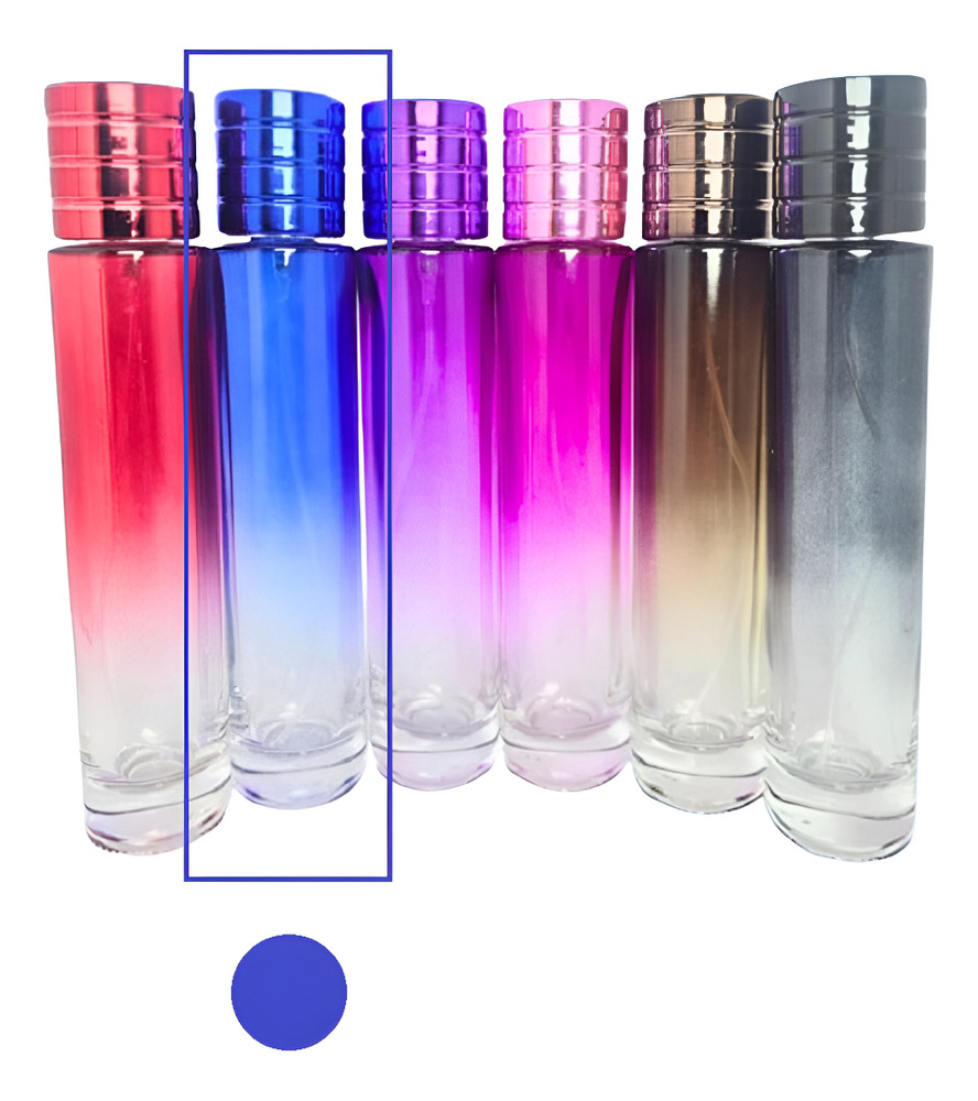 48 Envases Perfume Cilindro Lujo Color X 50 Ml - Imagen 5