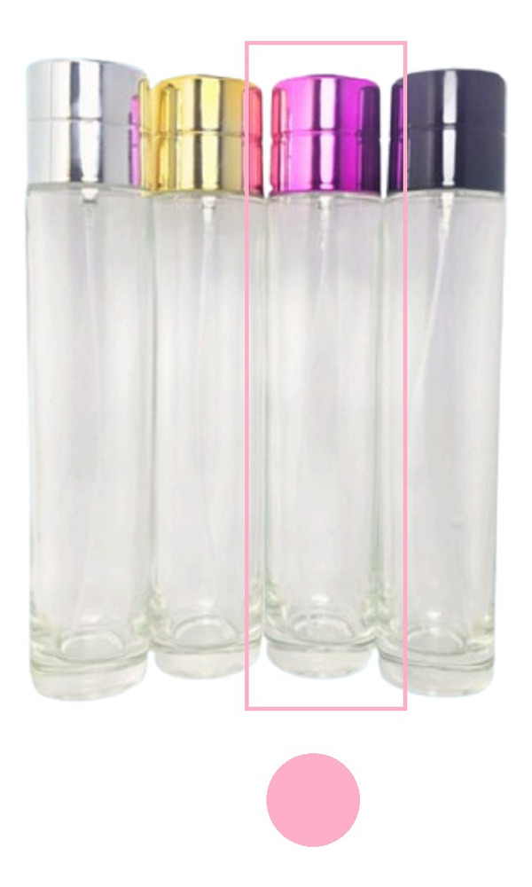 99 Envases Perfume Cilindro Transparente X 100 Ml - Imagen 14