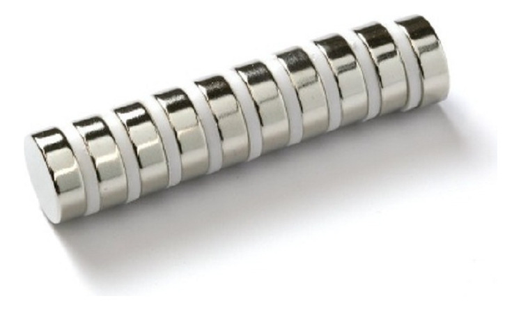 Cuatro Imanes N52 Neodimio Cilindro 13mm X 4mm - Imagen 4