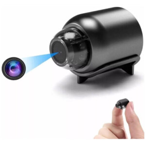 Mini Cámara Espía Vigilancia Wifi Ip Tipo Bala + Sd 32gb Negro