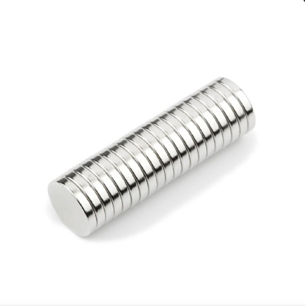 Veinte Imanes N52 Neodimio Cilindro 12mm X 2mm - Imagen 3
