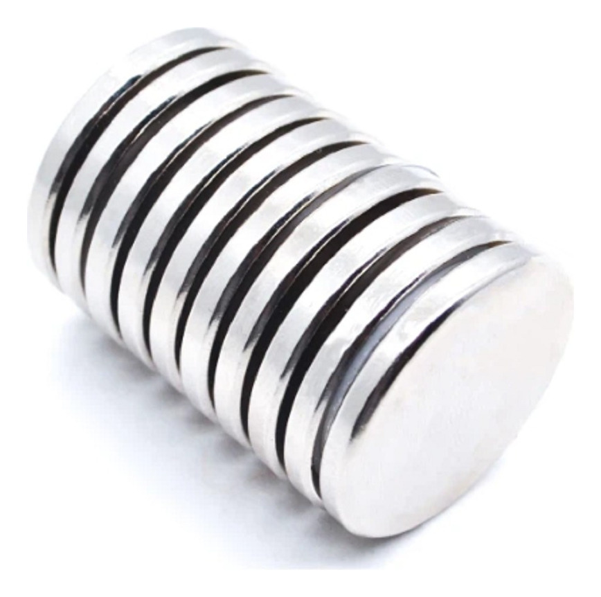 Iman Neodimio Potente 25 X 2 Mm Disco X 20 Unidades