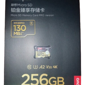 Memoria Micro Sd Lenovo 256gb A2 V30 4k Uhd Alta Velocidad
