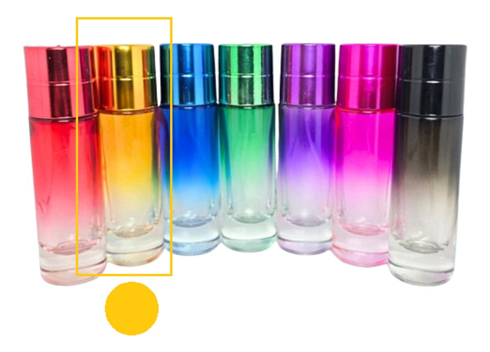 48 Envases Perfume Cilindro Lujo Color X 30 Ml - Imagen 5