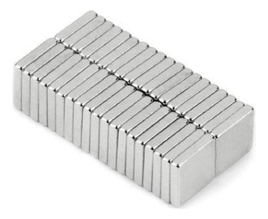 120 Imanes Neodimio N45 Rectangular Potente 5mm X 5mm X 1mm