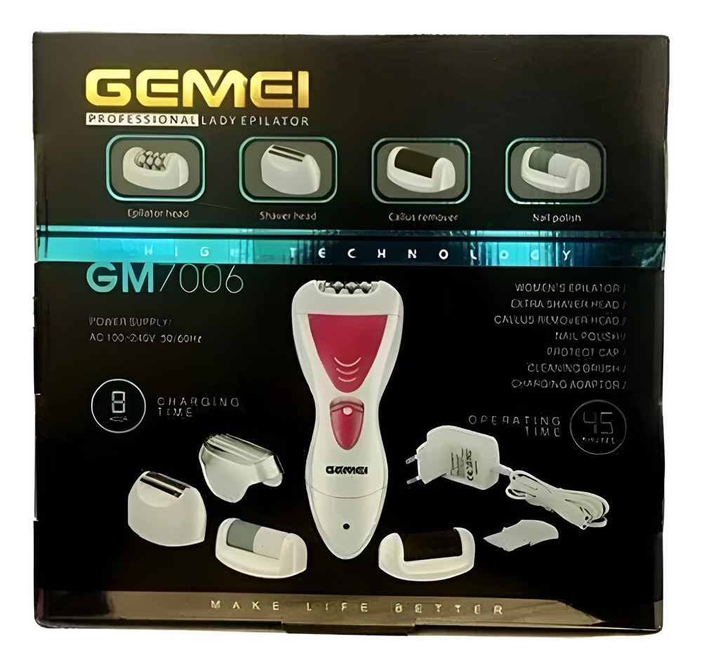 Maquina Depiladora Gm7006 Blanco
