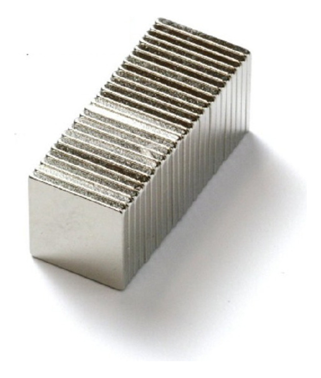 Quince Imanes N52 Neodimio Bloque 10mm X 10mm X 1mm - Imagen 3