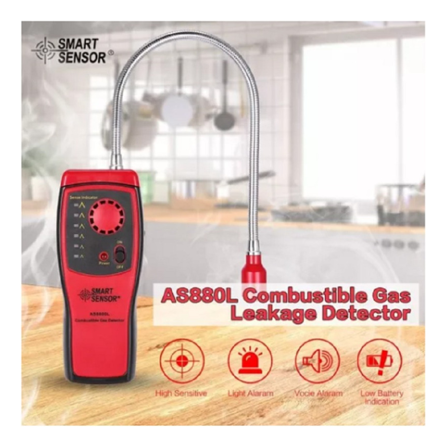 Detector Fugas Gas Natural Propano Metano Combustible Gases - Imagen 4