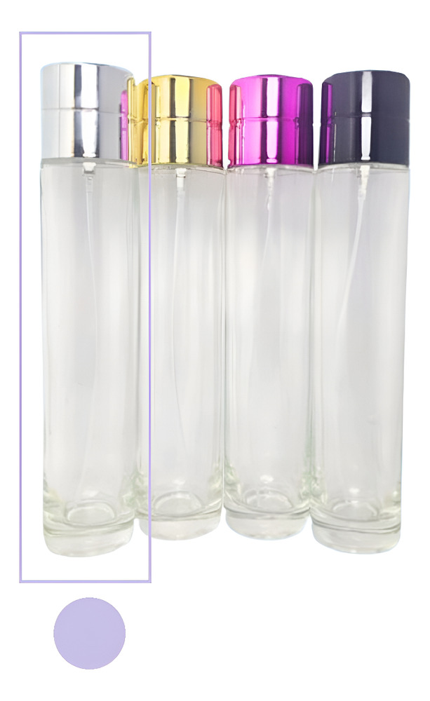 99 Envases Perfume Cilindro Transparente X 100 Ml - Imagen 11