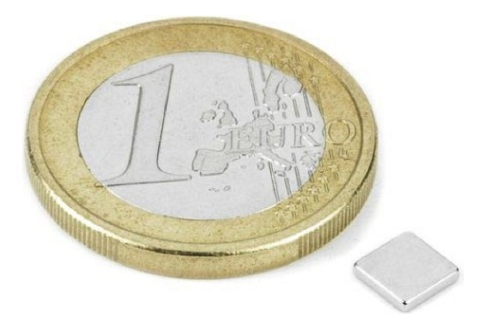 120 Imanes Neodimio N45 Rectangular Potente 5mm X 5mm X 1mm - Imagen 3