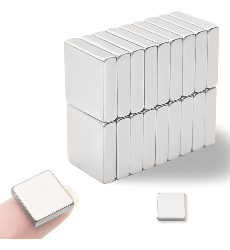 Set 120 Imanes Neodimio N45 Rectangular 5mmx5mmx1mm - Imagen 5