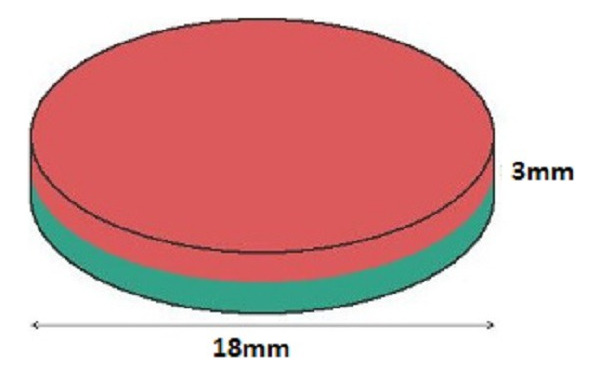 Seis Imanes N52 Neodimio Cilindro 18mm X 3mm - Imagen 3