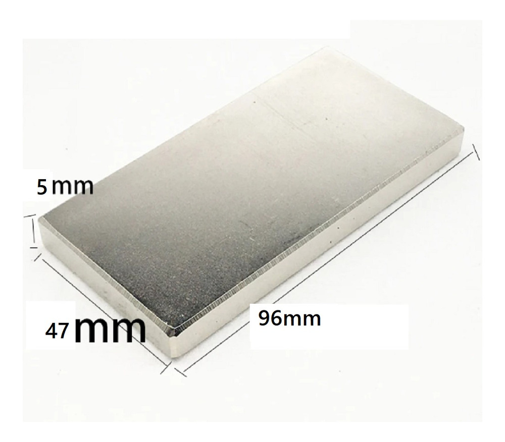 Un Iman Neodimio N52 Rectangular Potente 96mm X 47mm X 5mm - Imagen 3