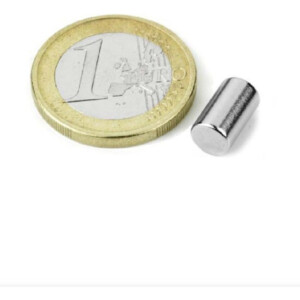 Cinco Imanes N52 Neodimio Cilindro 7mm X 10mm
