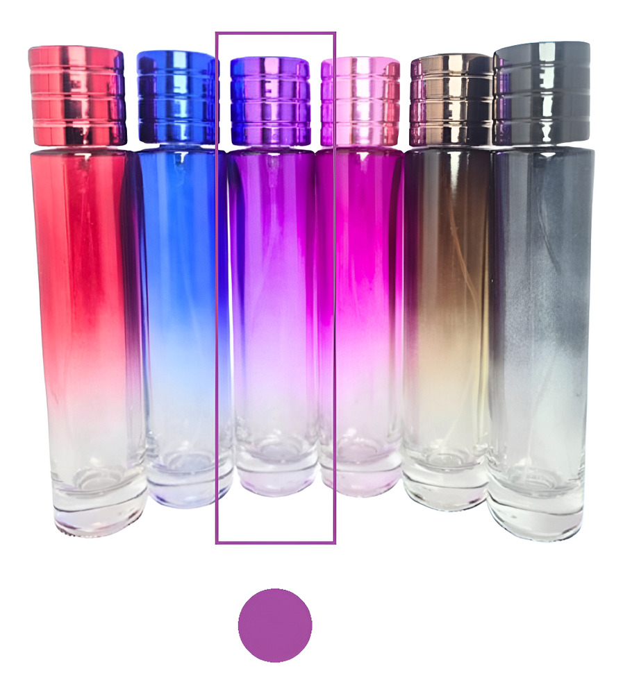 12 Envases Perfume Cilindro Lujo Color X 50 Ml - Imagen 20