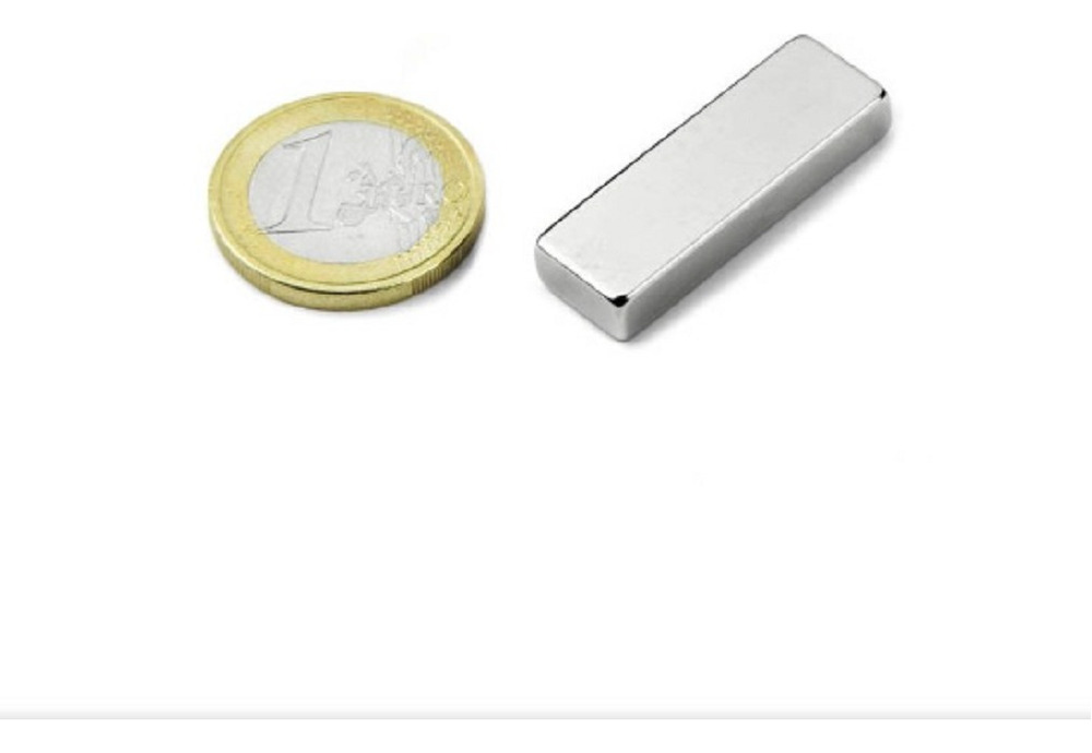 Seis Imanes N52 Neodimio Bloque 25mm X 14mm X 2mm