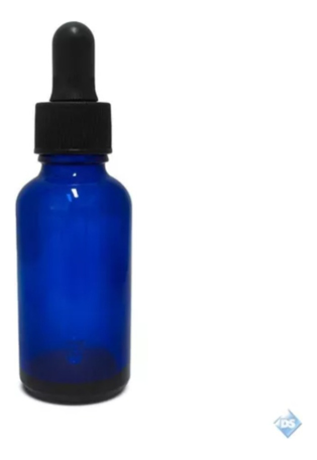 10 Frascos Gotero Vidrio Azul Pipeta 20ml - Imagen 4