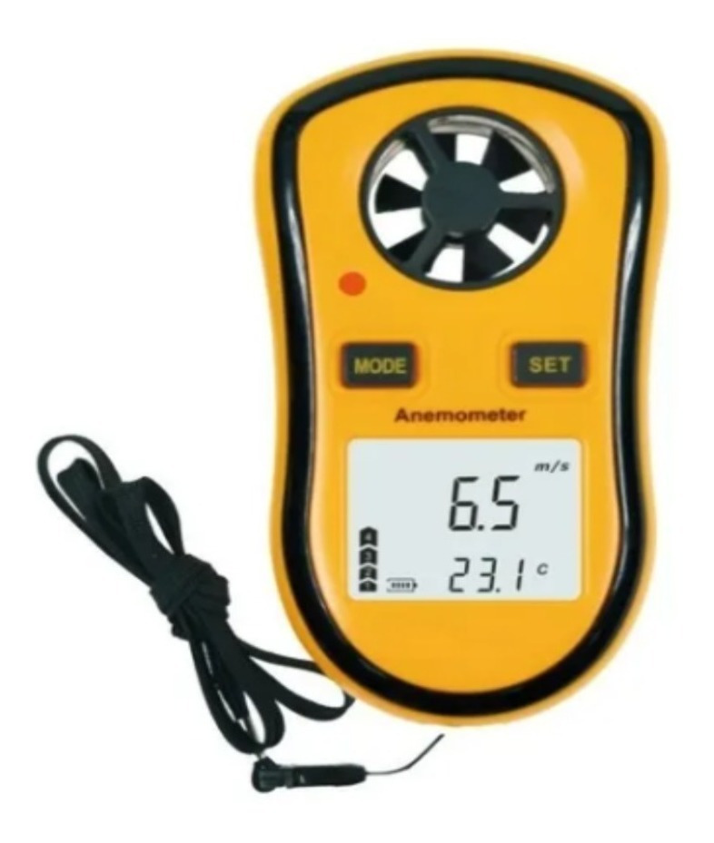 Anemometro Digital Medidor Velocidad Viento Temperatura