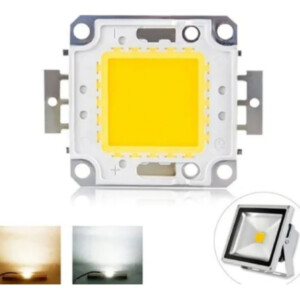 Chip Led 50w Blanco Cob Potencia Reflector 20-36v Repuesto Blanco Frío