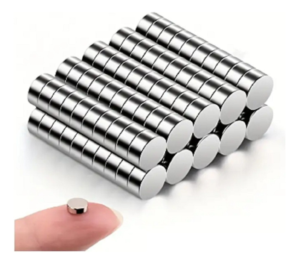 Iman Neodimio Potente 5 X 2 Mm Disco X 50 Unidades