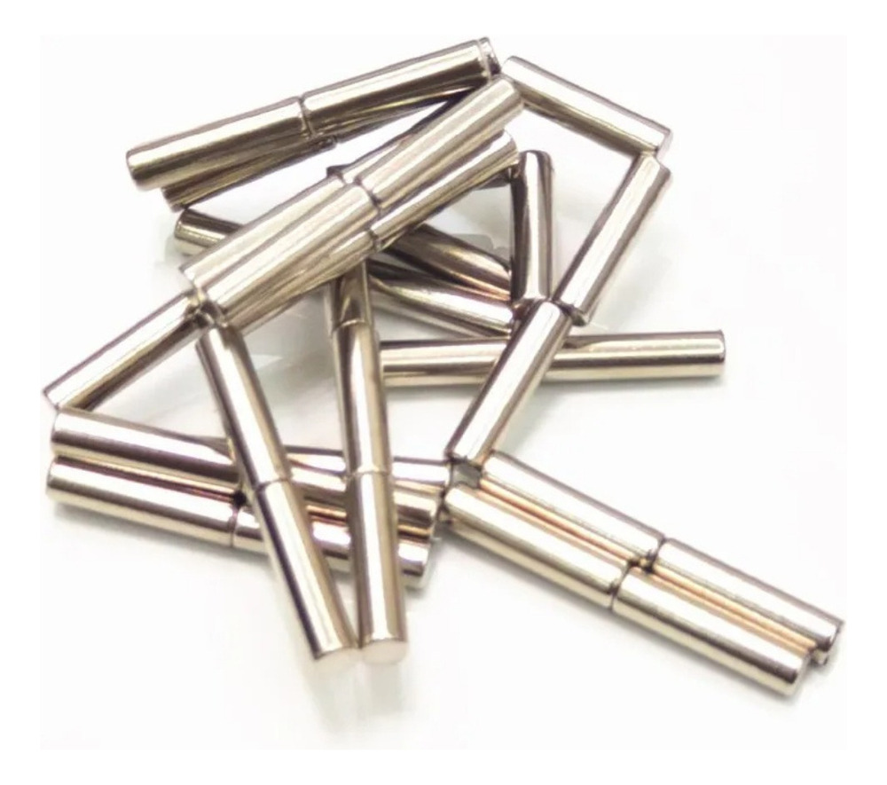 Set 4 Imanes Neodimio N45 Cilindro 8mmx38mm - Imagen 6