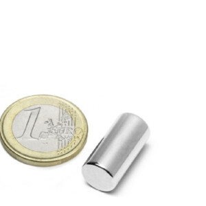 Dúo De Imanes N52 Neodimio Cilindro 10mm X 20mm