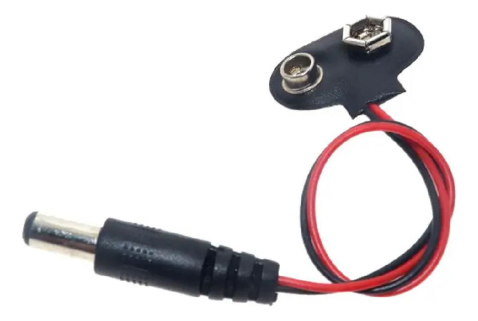 Cable Conector Pilas 9v- Con Plug Para Arduino - Imagen 3