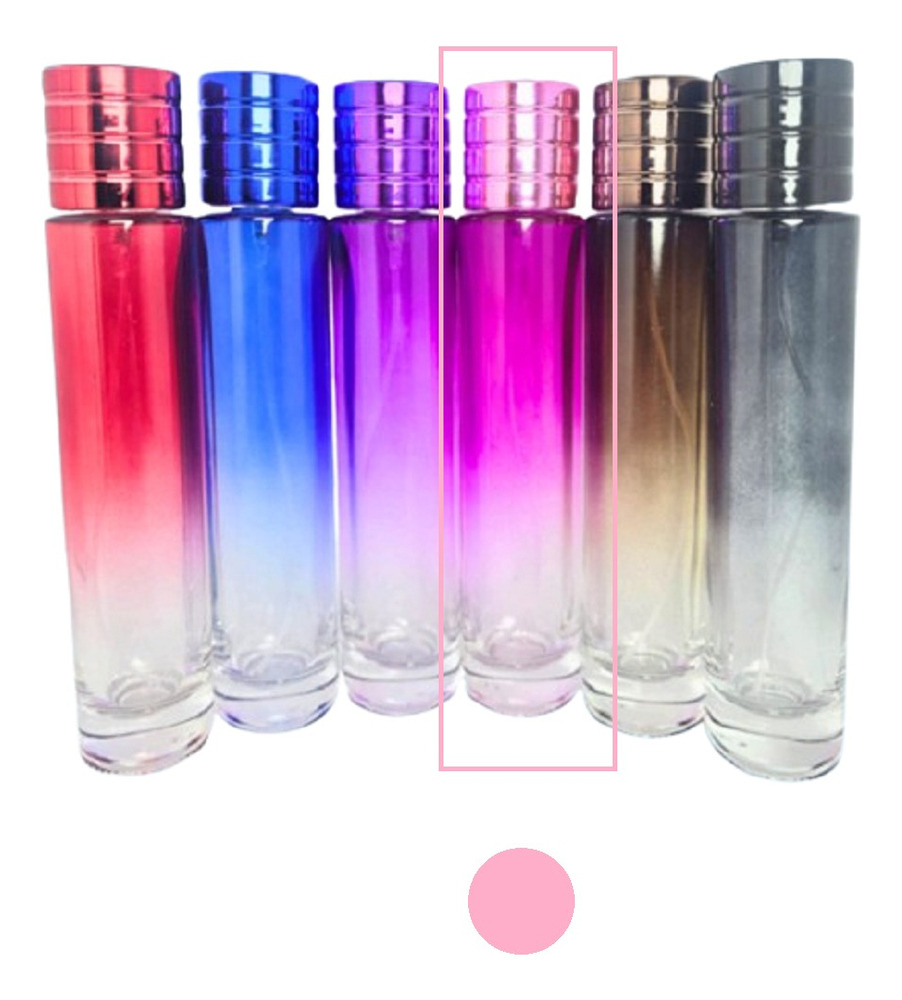 12 Envases Perfume Cilindro Lujo Color X 50 Ml - Imagen 17