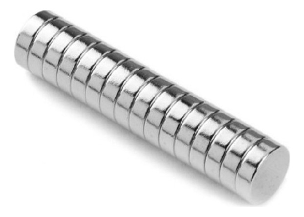 Veinte Imanes N52 Neodimio Cilindro 10mm X 3mm - Imagen 3
