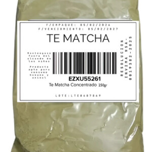 Té Matcha Natural En Polvo Concentrado 250g