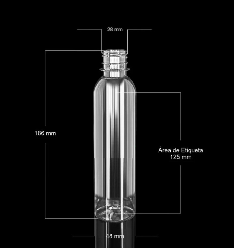 Pack 24 Envases Pet 250ml Tapa Spray Casquete 28mm - Imagen 4