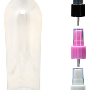 Pack 18 Envases Pet 1000ml Tapa Spray Casquete 28mm