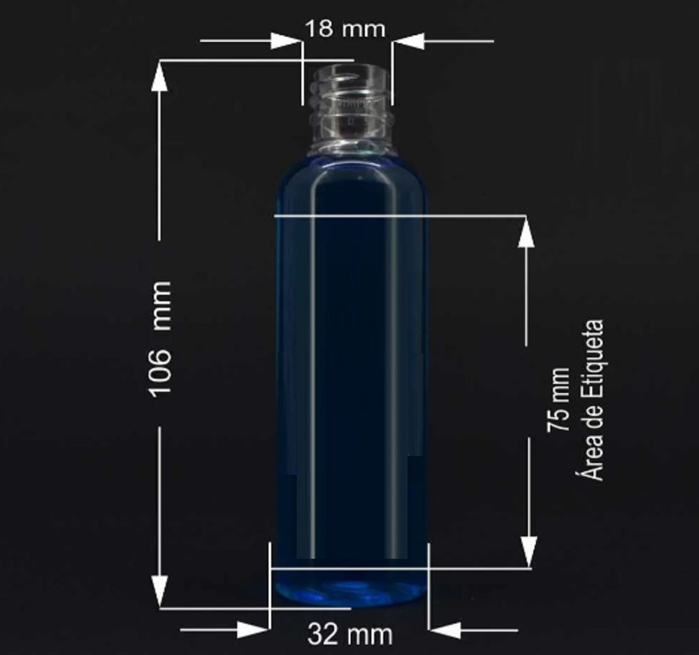 Pack 40 Envases Pet Bala 60ml Tapa Spray 18mm - Imagen 4