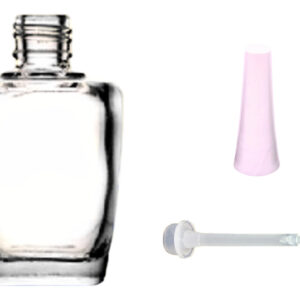 Caja 336 Frasco Esmalteros Vidrio Goya 12ml + Tapas + Pincel