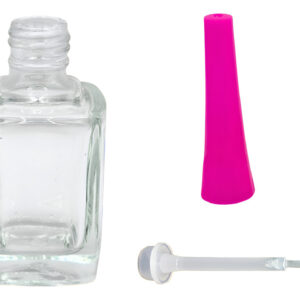 Caja 550 Frasco Esmaltero Vidrio Step 11ml + Tapa + Pincel