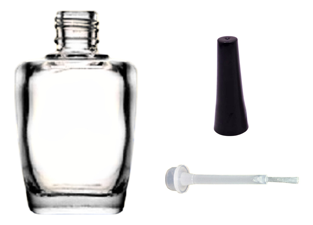 40 Frascos Esmalteros De Vidrio Goya 12ml + Tapas + Pincel - Imagen 14