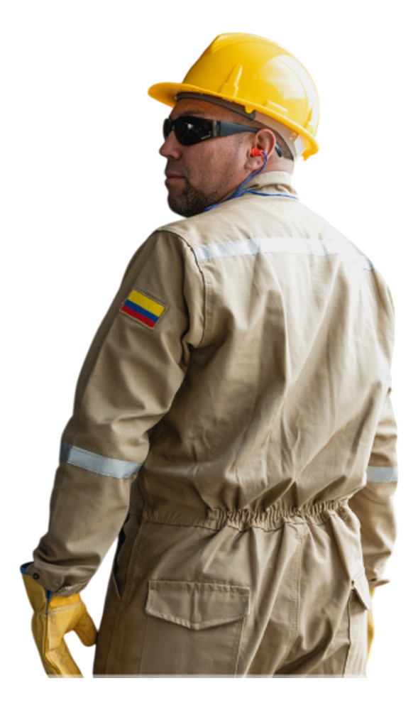 Overol Ignifugo Dotacion Certificado Nfpa 2112 Astm F1959 Naranja L - Imagen 4