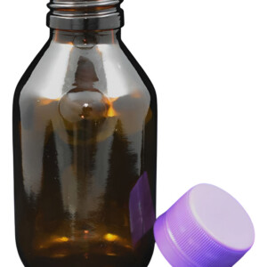 42 Frascos Vidrio Farmaceutico 180ml Ambar + Tapa 28mm +sub